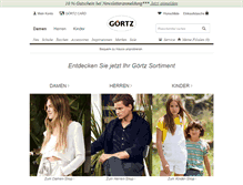 Tablet Screenshot of goertz.at